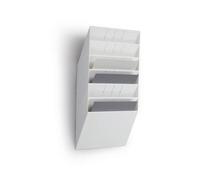 Durable - Flexiboxx 6 A4 Orizzontale, espositore da parete, f.to A4 orizzontale, 6 comparti, 348x620x95 mm, bianco (cod. #1709785010)