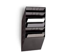 Durable - Flexiboxx 6 A4 Orizzontale, espositore da parete, f.to A4 orizzontale, 6 comparti, 348x620x95 mm, nero (cod. #1709785060)