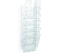 DURAB 1700008401 - Porta-prospetti a parete, A4, trasparente