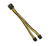 Durable Graphics Cable Extension Cord for Pc GPU Dual 8 Pin Power Supply