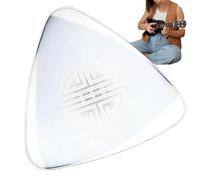 Durable Guitar Picks, Reusable Nylon Plectrums, 12pcs Practice Picks with Wear Resistant Feature, Flexible Material, Finger Pick with Ergonomic Design, Music Accessory for Ukulele and Guitar