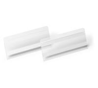 Durable Hard Cover Ticket Holder - Self-Adhesive Label Holder - 150 x 67mm - Pac