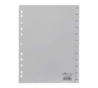 DURABLE Hunke & Jochheim Index PP Jan-Dec, Grey, DIN A4, 215/230 x 297 mm, 12 Sh
