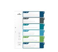 DURABLE Set divisori indice 1-6 A4+ verticale scrivibile 100% riciclabile multicolore