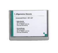 Durable Insegna della porta 486637 (L x A) 210 mm x 148.5 mm Grafite 486637