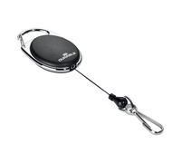 Durable JOJO STYLE - 8327 Chiocciola Yo-Yo per portabadge gancio a molla Nero