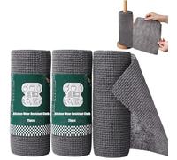 Durable Kitchen Scrub Cloth in Roll, Kitchen Wear-Resistant Cloth, Disposable Dishcloths Rags, Microfiber Cleaning Cloth for Kitchen Car (3 Roll)