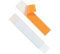 Durable Labelfix Porta Etichette Adesivi, 200x40 mm, 5 pezzi, trasparente | Inserti per scaffali in plastica, aperti lateralmente, ritagliabili, con inserti EDP, per magazzini