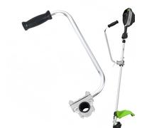 Durable Lawnmower Handle - Stainless Steel Trimmer Extension, Ergonomic Design For Mowers, Portable Universal Fit Handlebar Attachment, Comfort Grip Lawn Tool | For Lawn Mowers Trimmers Garden Use