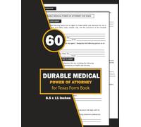 Durable Medical of Attorney for Texas Form Book: Easily Appoint your Health Care Agent - POA