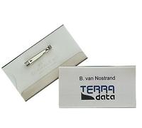 Durable Name Badges Universal Pin Fastening and Flap on Reverse W75 x H40 mm Ref