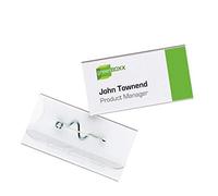 Durable Name Badges with Pin 30 x 60 mm Ref 8006 (Pack of 100) 30 x 60 mm Shaft