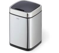 Durable No Touch Cestino con Sensore, pattumiera 6 litri, argento, 342023 | Acciaio inox anti-impronta, contenitore interno estraibile con maniglia, coperchio con chiusura silenziosa e Soft-Close