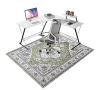 Durable Nonslip Hardwood Floor Chair MatRectangular Office & Gaming Mat Perfect Protector for Tile & Hard Surfaces 100 x 120 cm