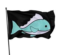 Durable Nutritious and Delicious Seafood Fish Flag 3x5 FT Banner Outdoor Indoor Decor Poliestere 3x5 Ft