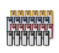 Durable Office Products 194900 - Confezione da 24 targhette portachiavi assortite