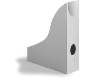 Durable Portariviste Eco A4, 6 pezzi, grigio, 775710 | Per riviste, cataloghi e brochure, foro di presa, plastica riciclata Blue Angel, Made in Germany