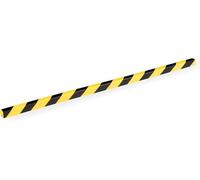 DURABLE profili paracolpi per spigoli E8 squadrato adesivi 1 m conf. 5 pezzi giallo/nero