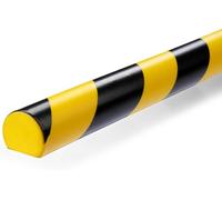 Durable profili paracolpi per superfici piane S30R, adesivi, 1 m, conf. 5 pezzi, giallo/nero, 1109130