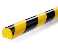 Durable profili paracolpi per superfici piane S30R, adesivi, 1 m, conf. 5 pezzi, giallo/nero, 1109130