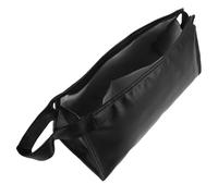 Durable PU Hair Dryer Travel Case Black Lightweight Protective Storage Bag