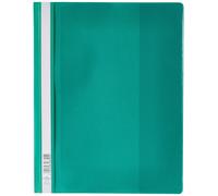 Durable Quotation Filing PVC Folder with Clear A4 Title Pocket - Green, Pack of