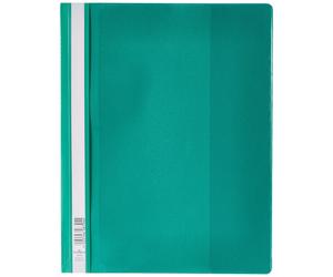 Durable Quotation Filing PVC Folder with Clear A4 Title Pocket - Green, Pack of