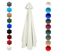 Durable Replacement Canopy for Standard & Cantilever Sun Umbrellas - UV Protection Waterproof Parasol Cover Easy Install Ideal for Outdoor Patio & Garden Use