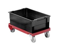 Durable Resistente 1809693180 180 Carrello portaoggetti, 1 pezzo, rosso