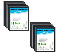 Durable Self-Adhesive Magnetic DURAFRAME Document Sign Holde Cornice magnetica A4 da 8,5x11 pollici autoadesiva della cornice del contrassegno del documento della cornice del frigorifero della clip