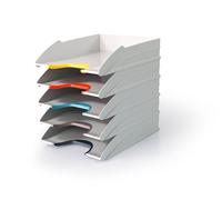 Vaschette porta documenti Durable VARICOLOR® MIX TRAY SET A4 grigio conf. 5 pezz