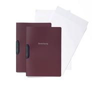 Durable, set per candidatura Duraswing Job, 2 cartelline con 2 buste,Rosso Scuro