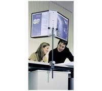 Durable - Sherpa Desk Clamp10 Asta Regolabile 10 Pannelli Sherpa Ppl A4 Morsetto Nero / grigio