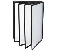 Durable SHERPA Display Panels A4 Format in Black Pack of 5 Panels To Be Us