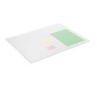 Durable Sottomano con bordo decorativo, 65 x 50 cm, antiriflesso, antiscivolo, PP, trasparente, 712319