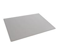 Durable Sottomano scrivania in PP con copertina trasparente, tappetino scrivania con angoli arrotondati, antiscivolo, 650 x 500 mm, grigio, 723310