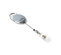 Durable Style Badge Reel - Grey (Pack of 10)