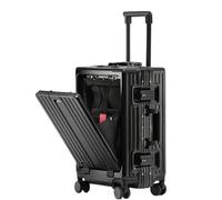 Durable Suitcase for Women Large Capacity Carry On Luggage with USB Charging Port Customs Lock Light Suitcase Retro Suit Case,B-20 in