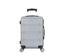 Durable Suitcase for Women Women's Spinner Luggage Carry-On,Height Adjustable Handle for Business Trips And Travel Retro Suit Case,Silver-24In