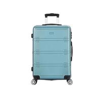 Durable Suitcase for Women Women's Spinner Luggage Carry-On,Height Adjustable Handle for Business Trips And Travel Retro Suit Case,Blue-28In