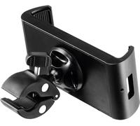 Durable Supporto per Tablet Tough Clamp XL, Ruotabile 360°, nero, 894601 | Per tablet 7-13 pollici con custodia, apertura simmetrica, attacco per scaffali, gomma protettiva