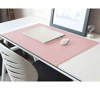 Durable - Tappetino da scrivania multifunzione per ufficio, 100 x 50 cm, con protezione dei bordi, in pelle PU, impermeabile, lavabile