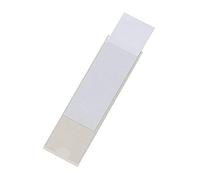 Durable 807319 Pocketfix, Tasca Adesiva con Inserto in Cartoncino, 104 x 32 mm, Trasparente, Confezione da 10 Pezzi