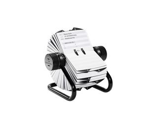 Durable Telinfex Rotary Address Card Holder Includes 500 Cards Includes 25 T