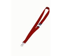 Durable Textile Lanyard 20 mm Red Pack of 10 Necklaces Includes Safety Relea