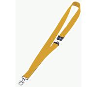 Durable Textile Lanyard 20 mm Yellow Pack of 10 Necklaces Includes Safety Re