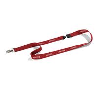 Durable Textile Lanyard Red with "VISITOR" Printed Directly Onto SurFace Pack
