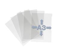 Durable Transparent Document Pockets A3 Rigid Plastic Wallet with Thickness of