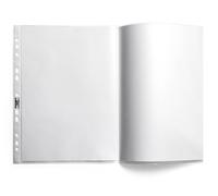 Durable Transparent Punched Pocket A3 Landscape Punched Document Wallet with T