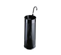 Durable Umbrella Stand in Black - Made From Strong Stainless Steel - Perforated